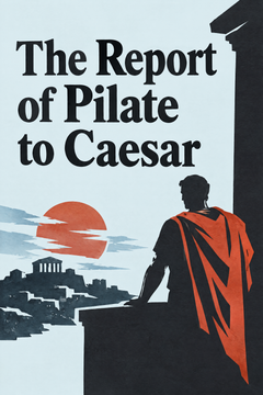 The Report of Pilate to Caesar, the cover of this edition