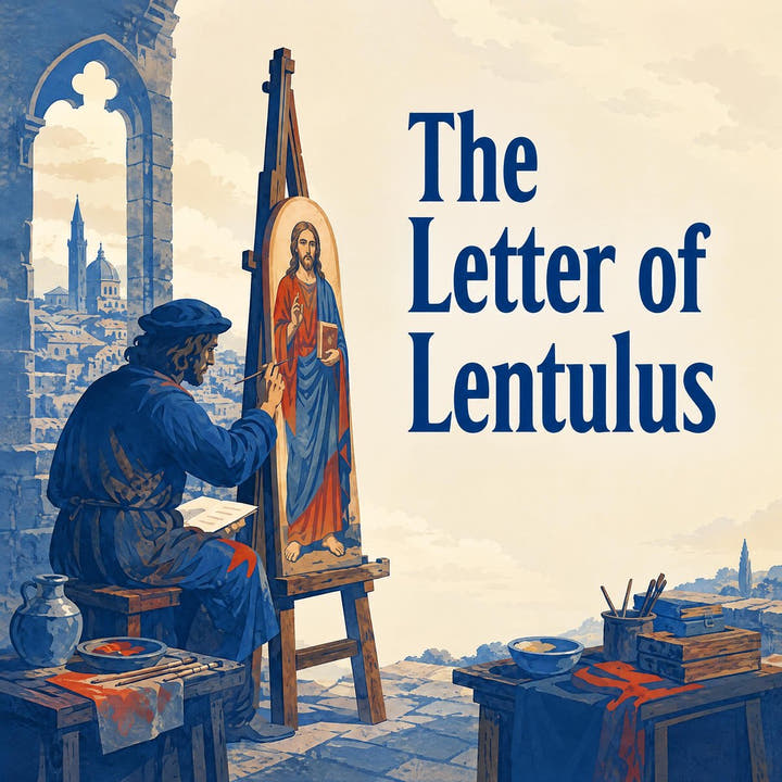 The Letter of Lentulus, the audiobook cover