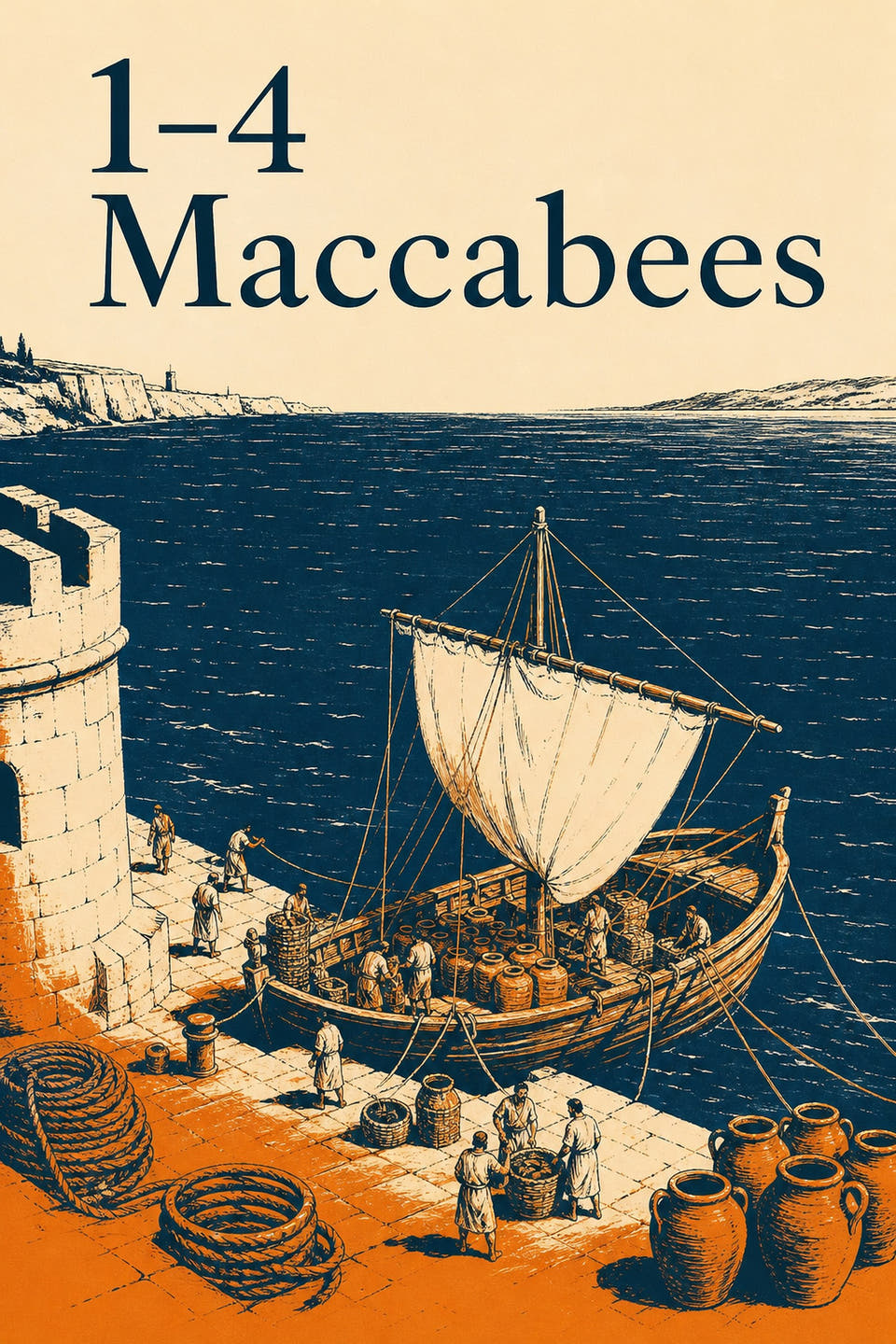 1–4 Maccabees by Various Jewish authors, the cover