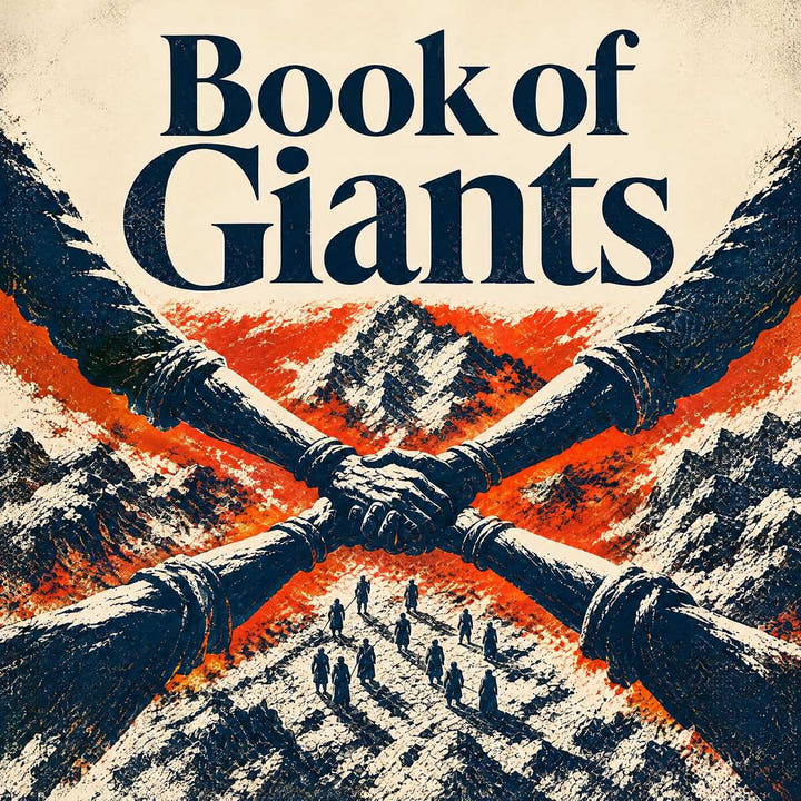 Book of Giants, the audiobook cover