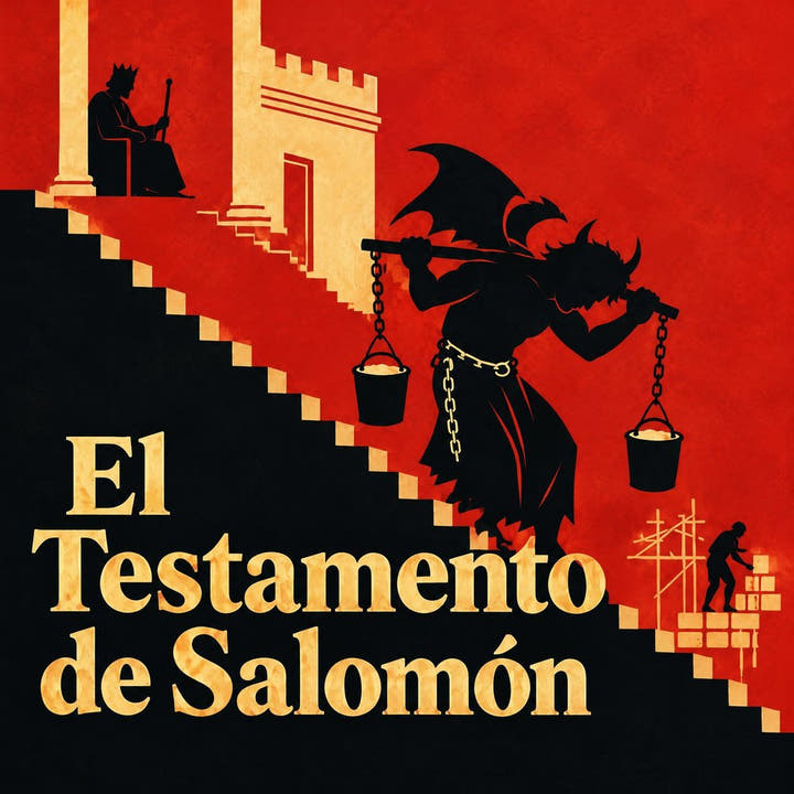 The Testament of Solomon, the audiobook cover