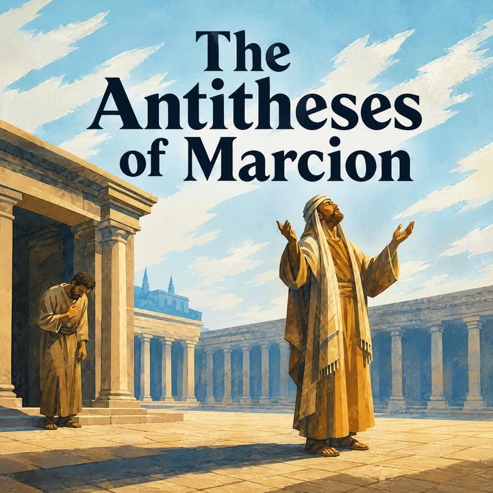 The Antitheses of Marcion, the audiobook cover