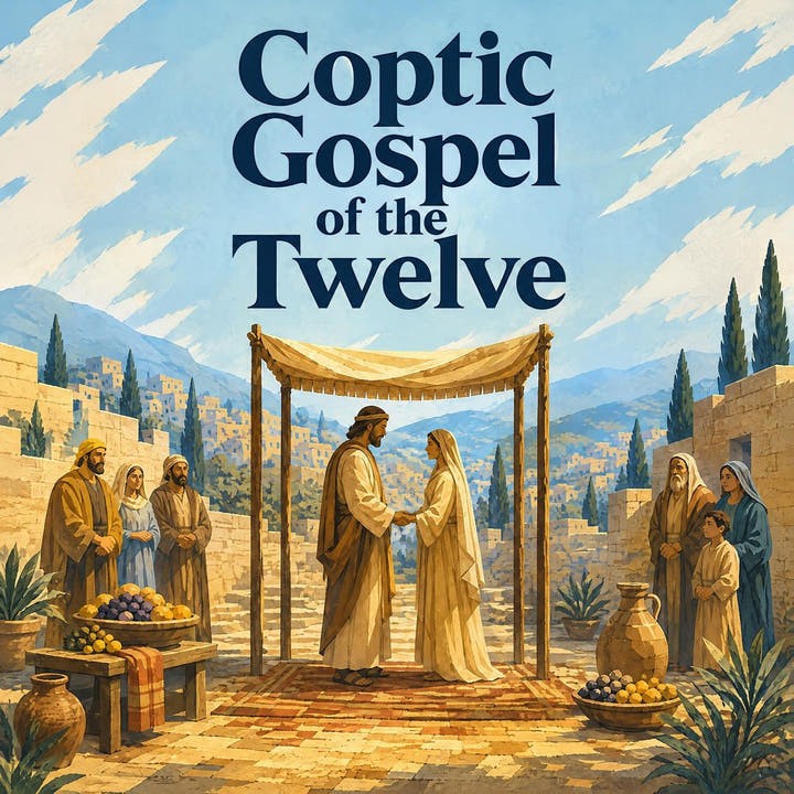 Coptic Gospel of the Twelve, the audiobook cover