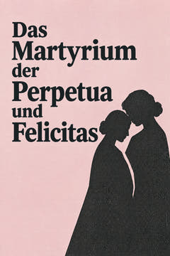 The Martyrdom of Perpetua and Felicitas, the cover of this edition