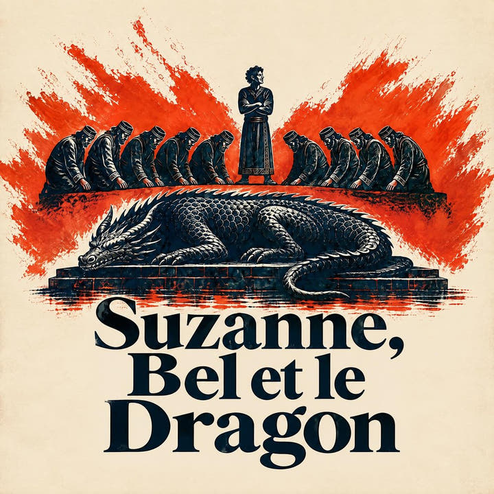 Susanna, Bel and the Dragon, the audiobook cover
