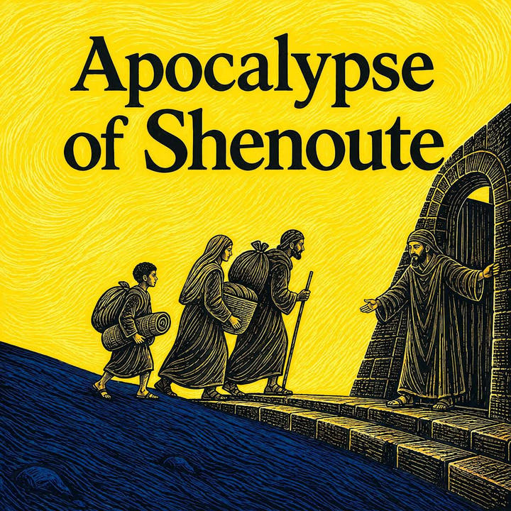 Apocalypse of Shenoute, the audiobook cover