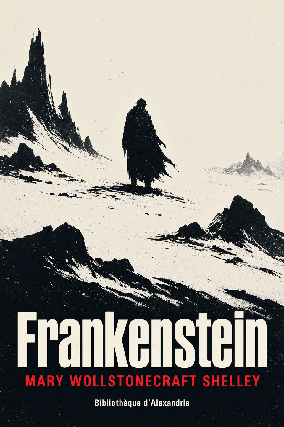 Frankenstein by Mary Shelley, the cover