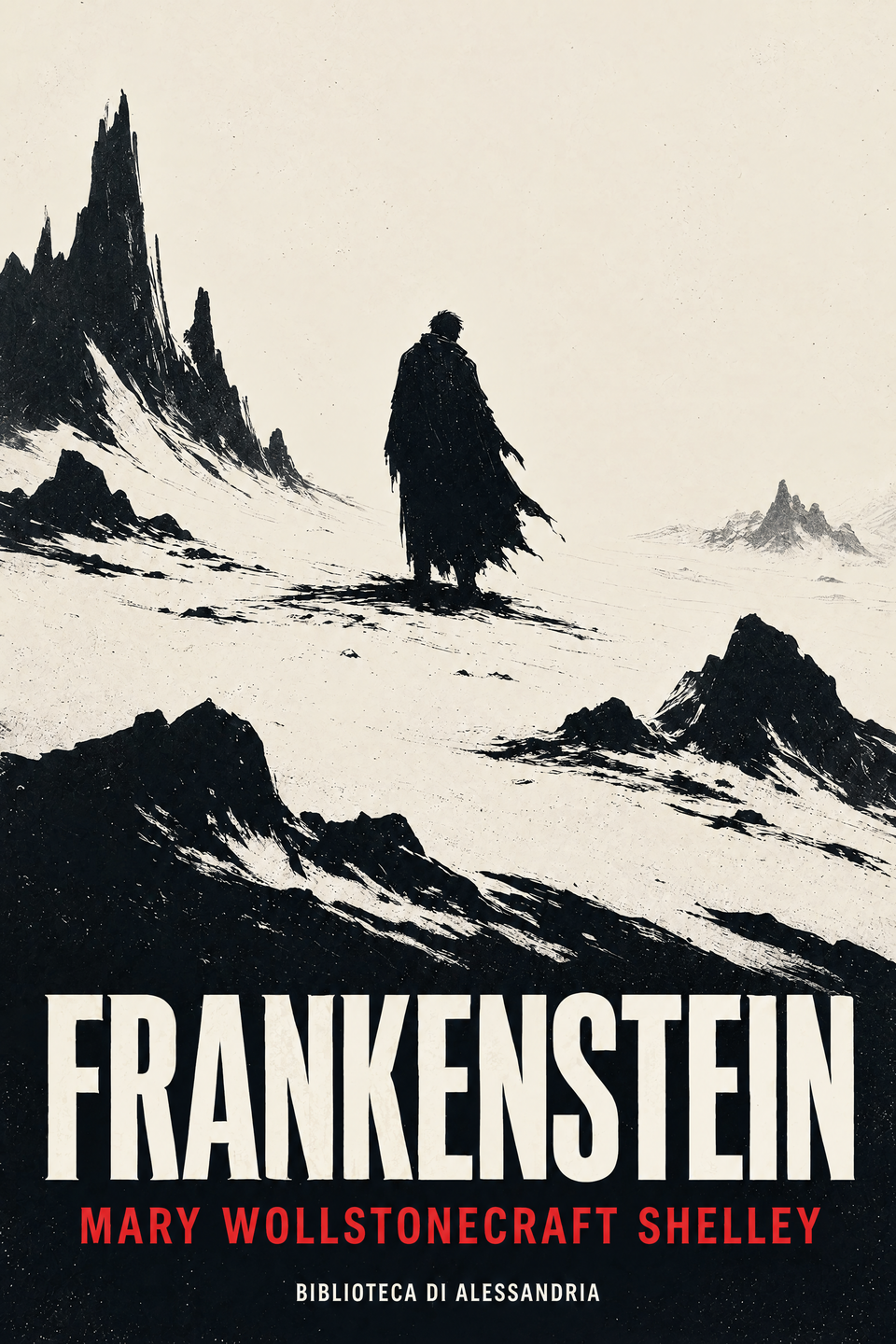 Frankenstein by Mary Shelley, the cover