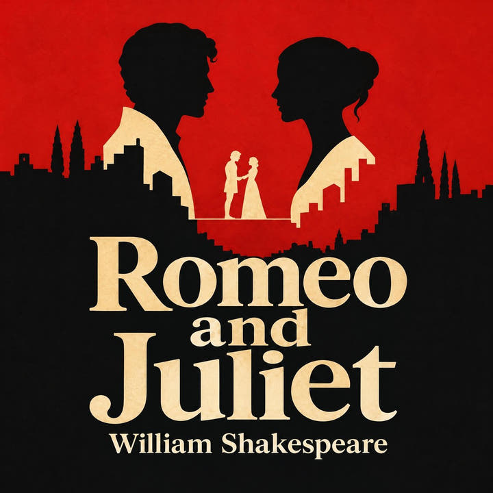 Romeo and Juliet, the audiobook cover