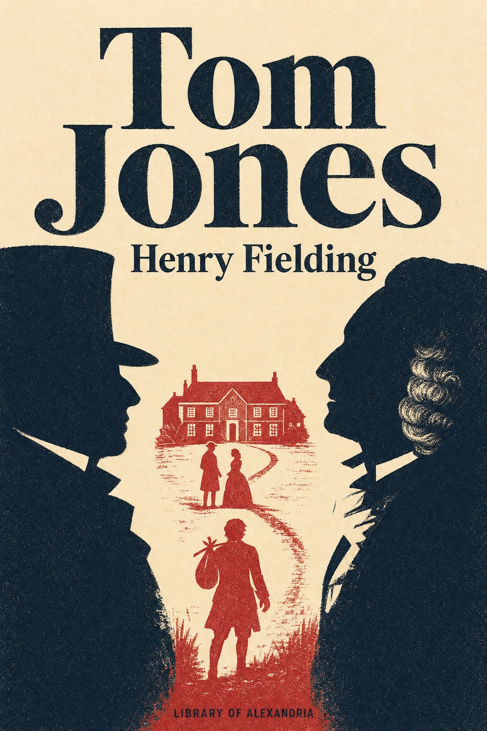 History of Tom Jones, a Foundling by Henry Fielding, the cover