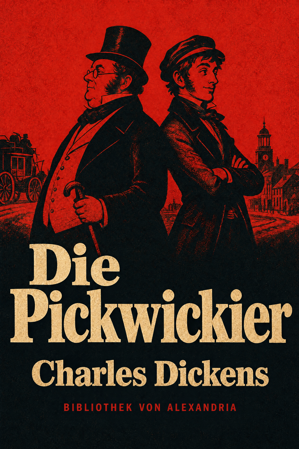 Die Pickwickier by Charles Dickens, the cover