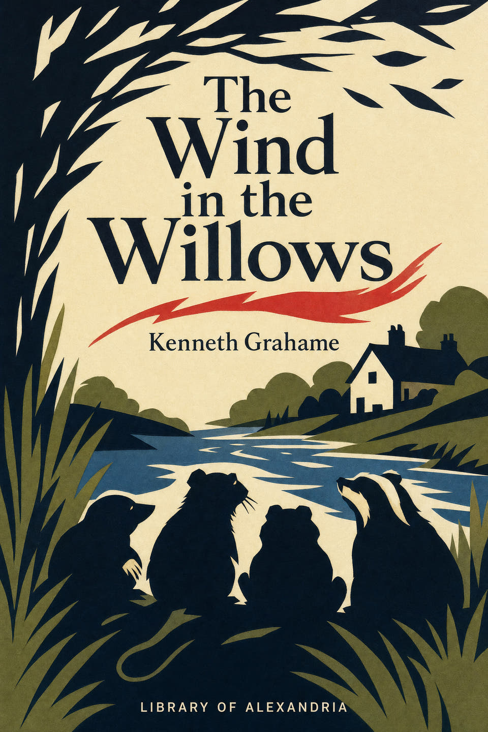 The Wind in the Willows by Kenneth Grahame, the cover