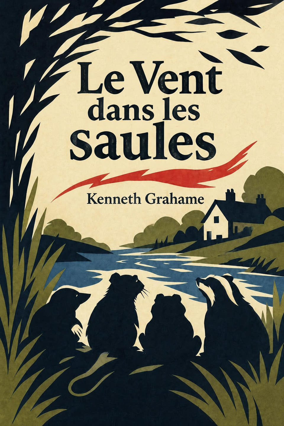 The Wind in the Willows de Kenneth Grahame, la couverture