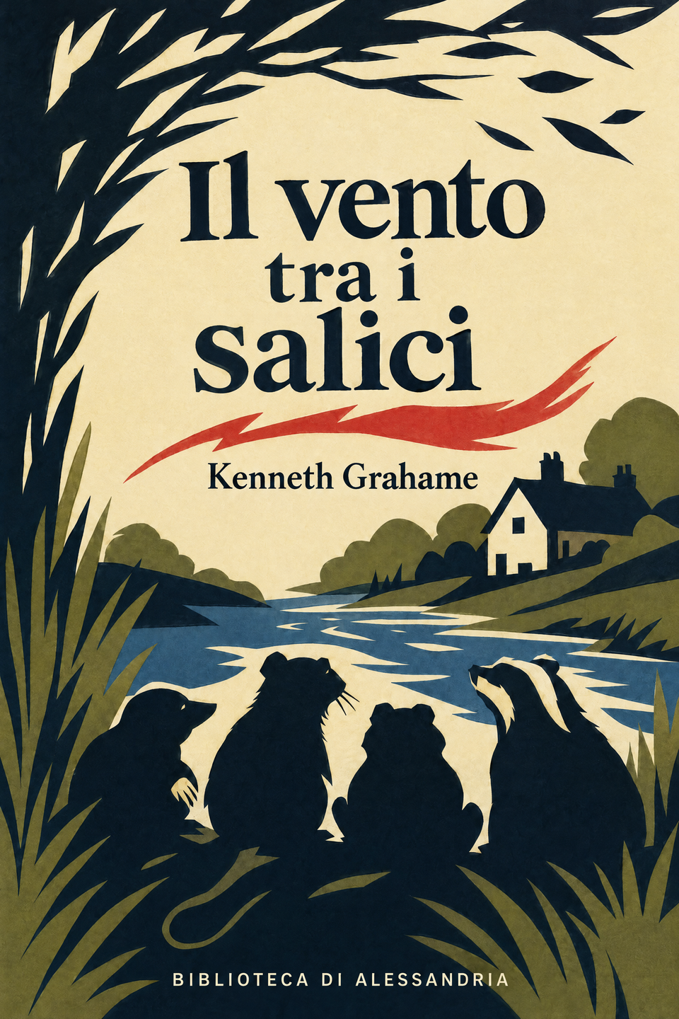 The Wind in the Willows by Kenneth Grahame, the cover
