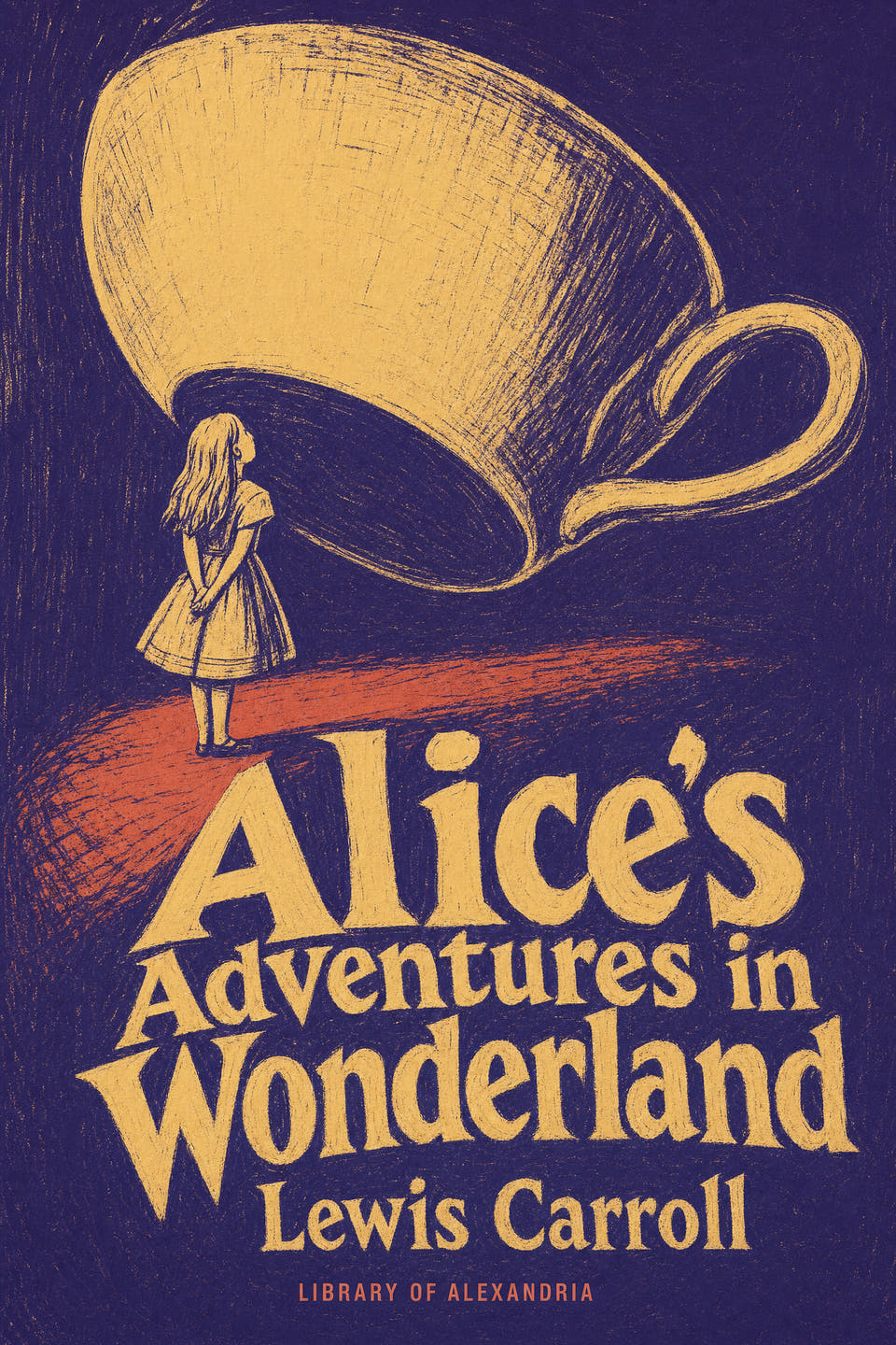 Alice's Adventures in Wonderland by Lewis Carroll, the cover