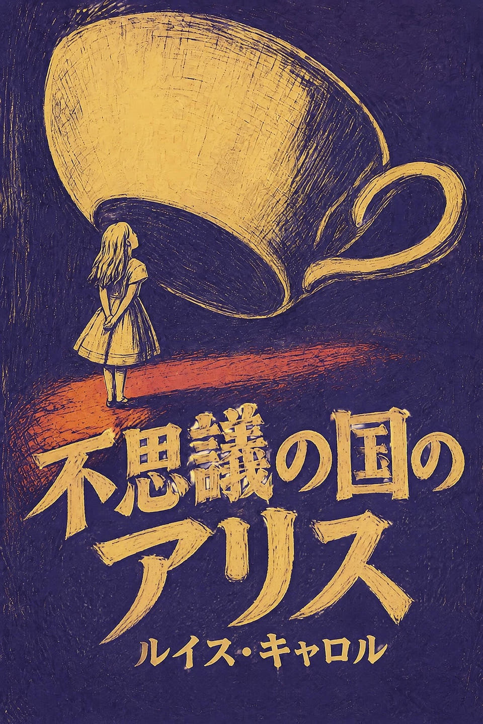 Lewis Carroll著『Alice's Adventures in Wonderland』の表紙