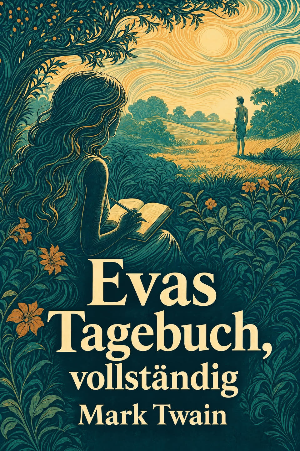 Evas Tagebuch, vollständig by Mark Twain, the cover