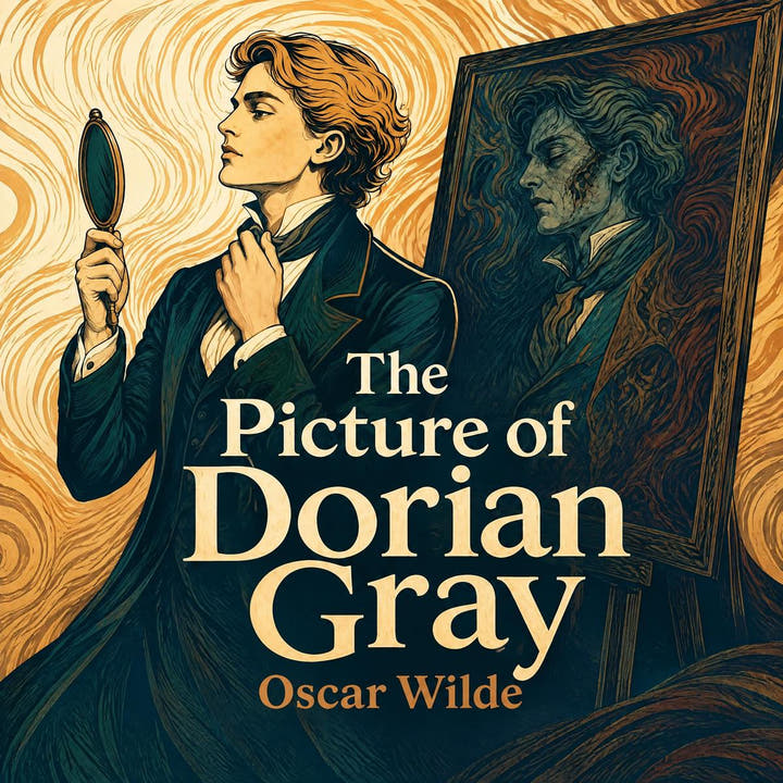 The Picture of Dorian Gray, the audiobook cover