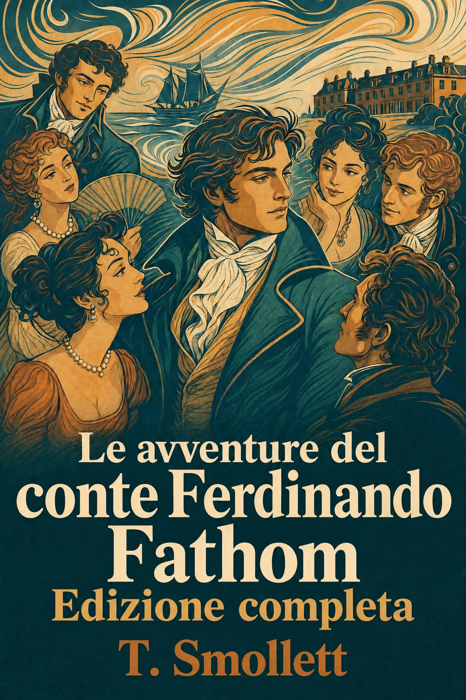 The Adventures of Ferdinand Count Fathom — Complete by Tobias Smollett, the cover