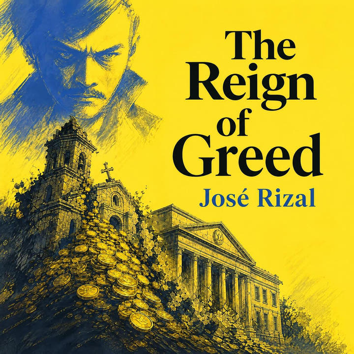 The Reign of Greed, the audiobook cover