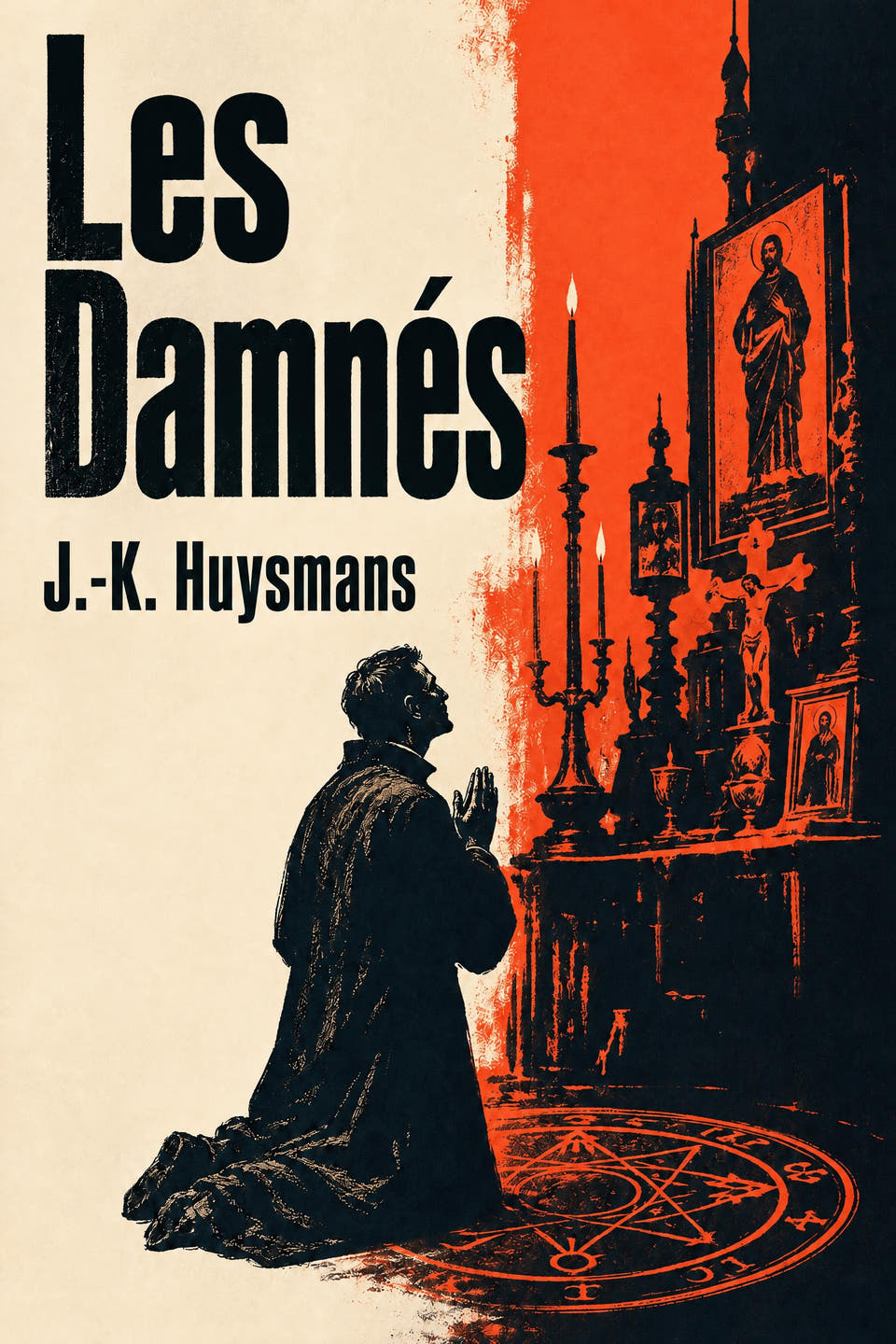 Les Damnés by J.-K. Huysmans, the cover