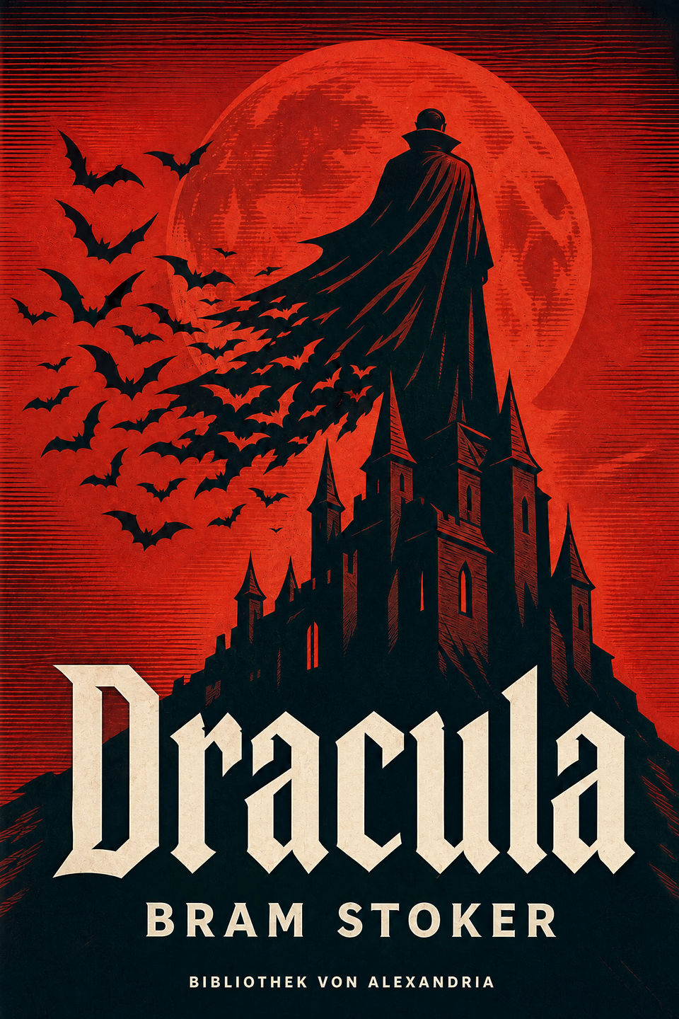 Dracula by Bram Stoker, the cover
