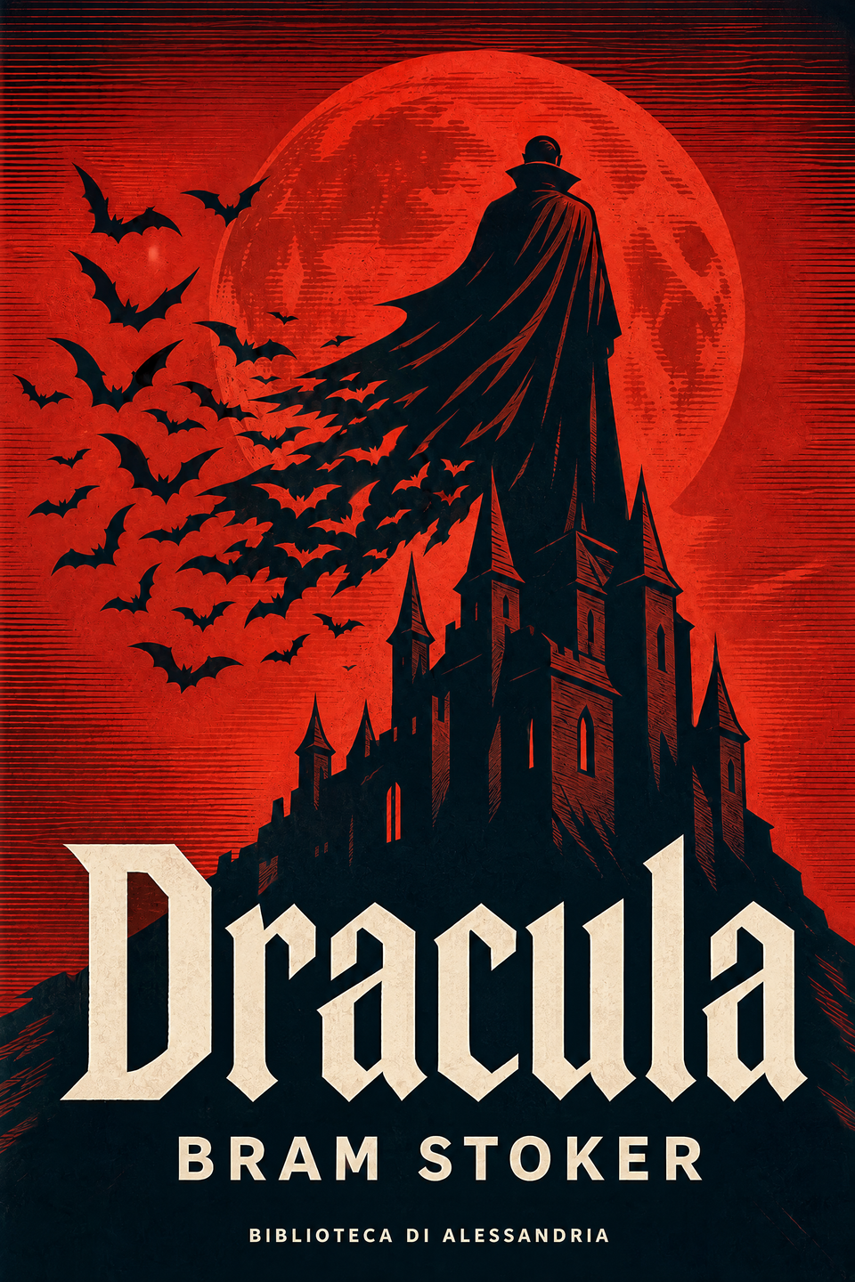 Dracula by Bram Stoker, the cover
