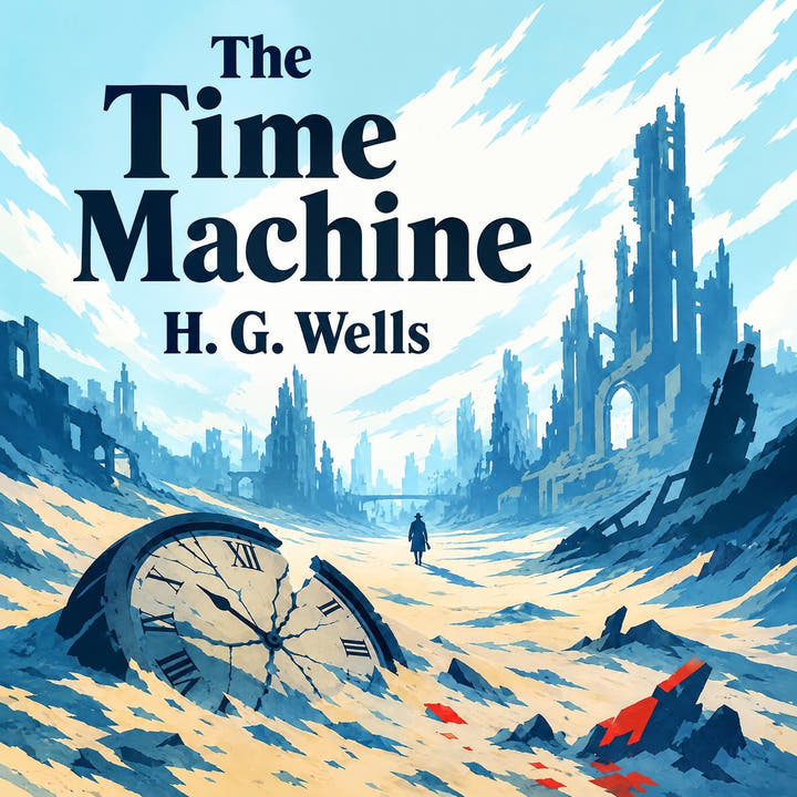 The Time Machine, the audiobook cover