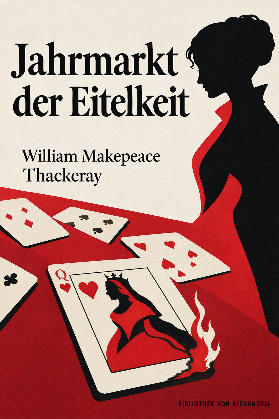 Jahrmarkt der Eitelkeit by William Makepeace Thackeray, the cover