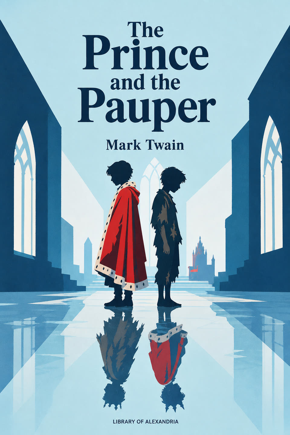 The Prince and the Pauper by Mark Twain, the cover