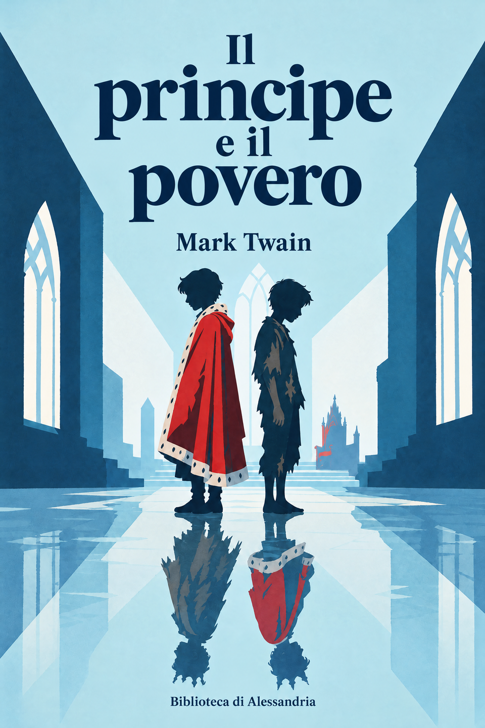The Prince and the Pauper by Mark Twain, the cover