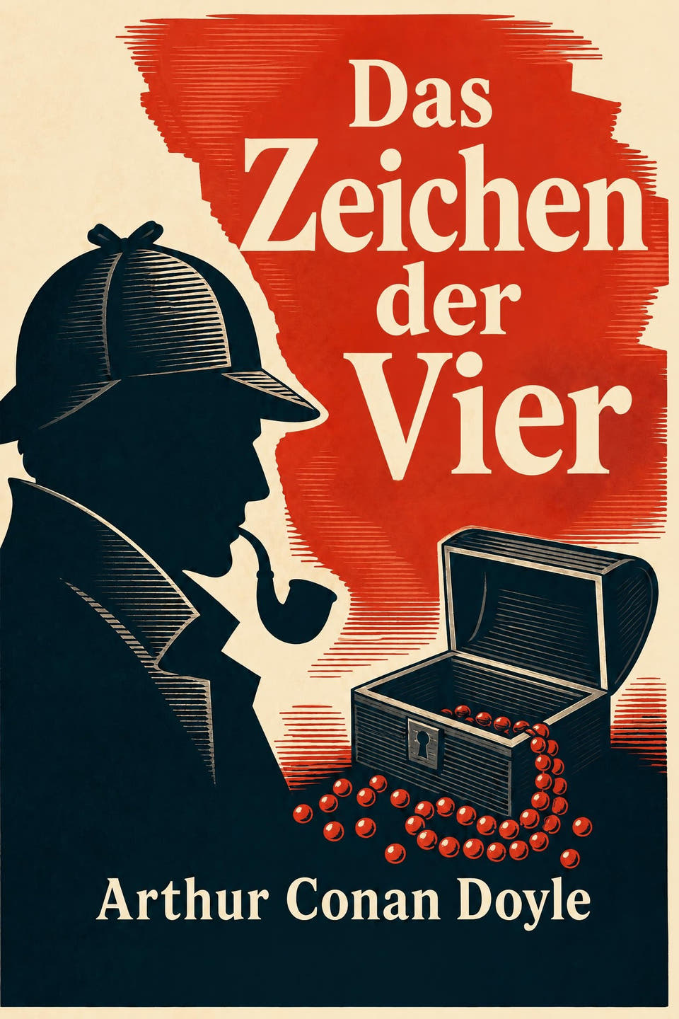 The Sign of the Four von Arthur Conan Doyle, das Cover