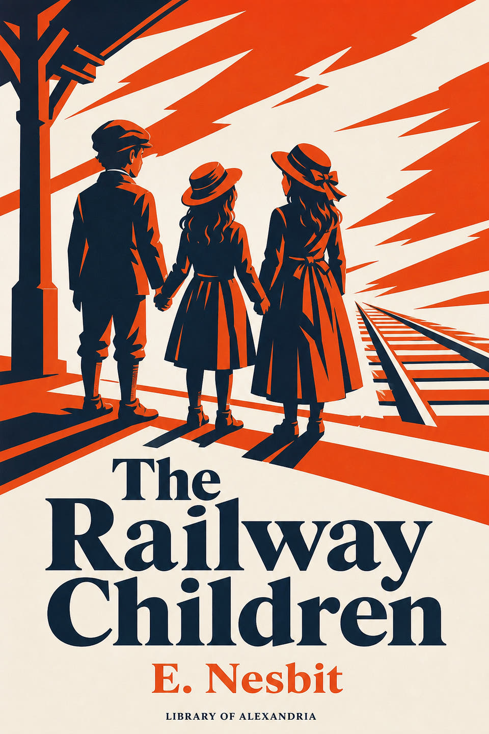 The Railway Children by E. Nesbit, the cover
