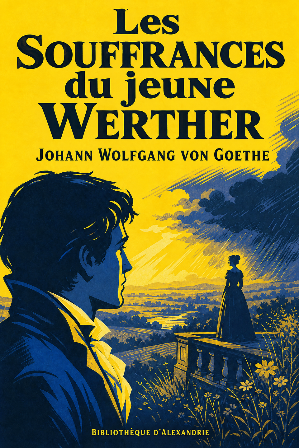 Les Souffrances du jeune Werther by Johann Wolfgang von Goethe, the cover