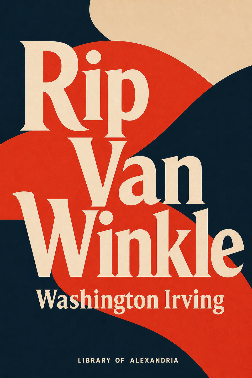 Rip Van Winkle by Washington Irving, the cover