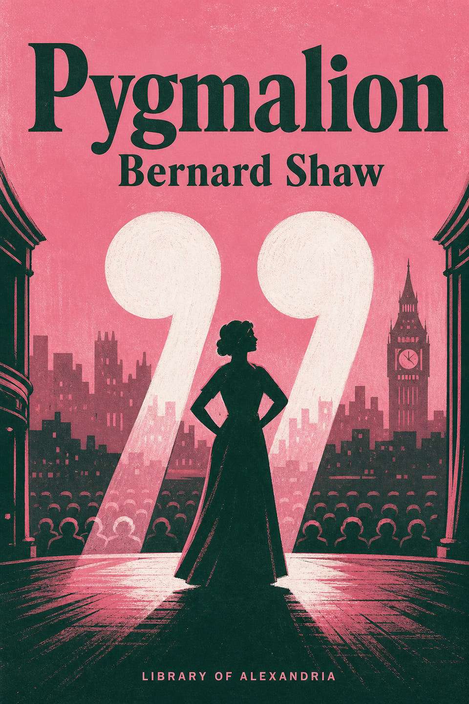 Pygmalion by Bernard Shaw, the cover
