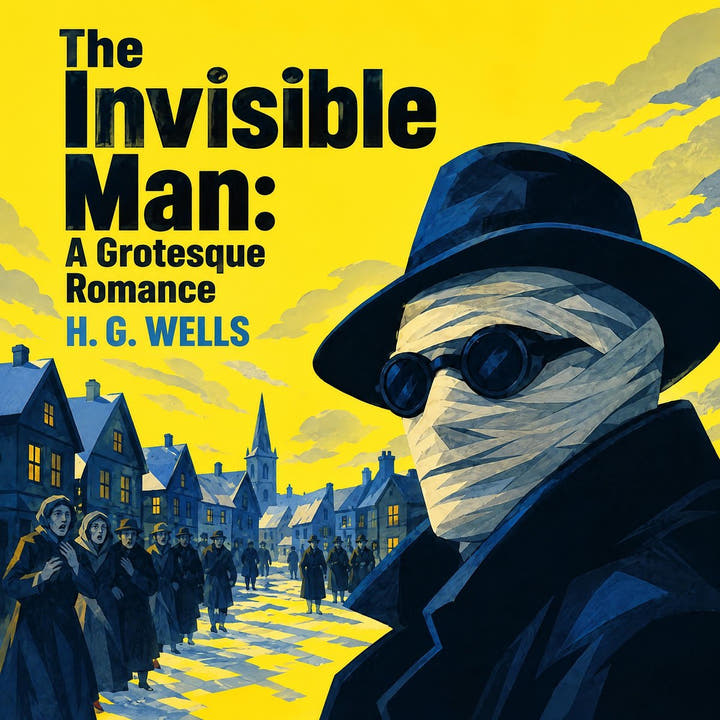 The Invisible Man: A Grotesque Romance, the audiobook cover