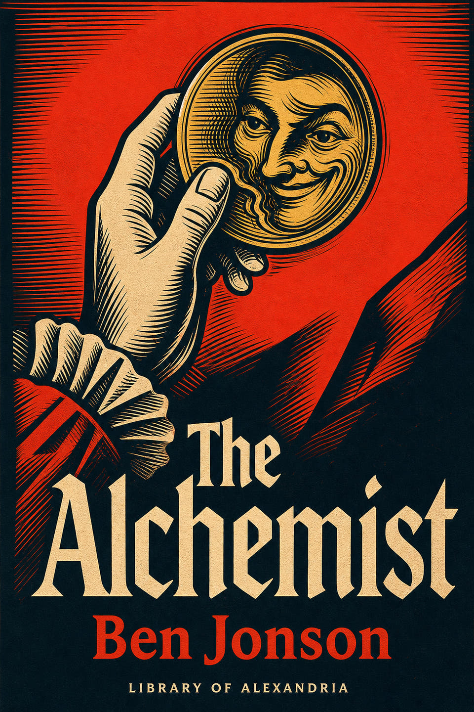 The Alchemist by Ben Jonson, the cover