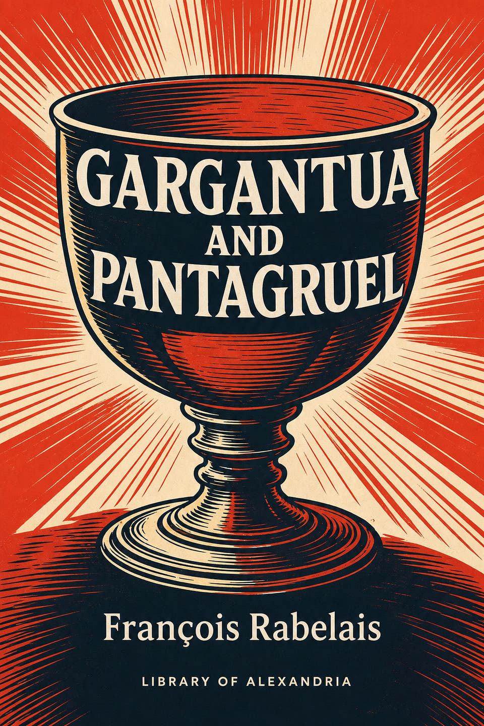Gargantua and Pantagruel by François Rabelais, the cover