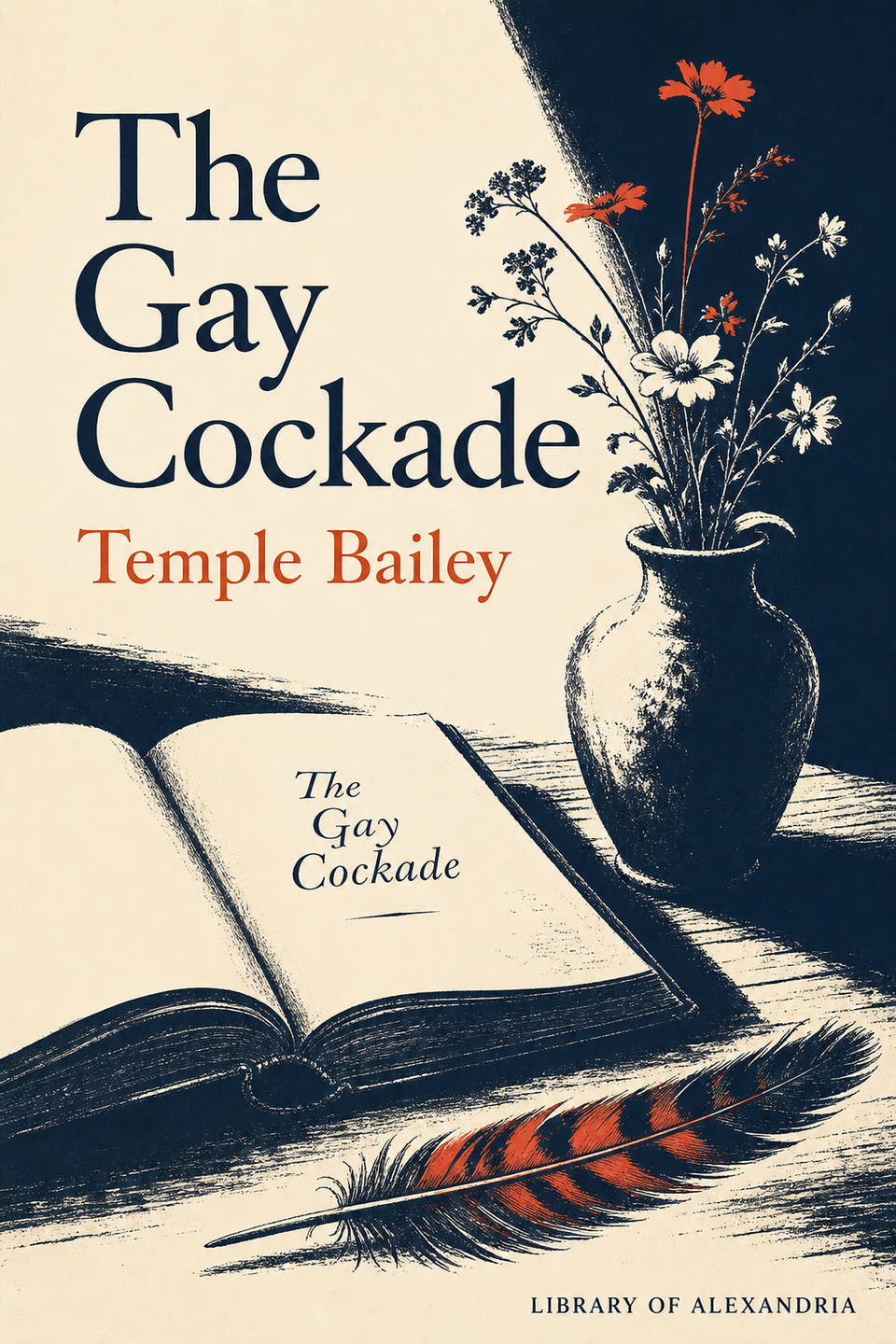 The Gay Cockade by Temple Bailey, the cover