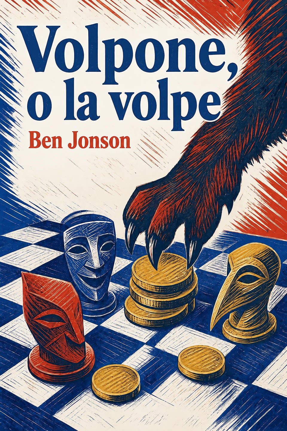Volpone, o la volpe by Ben Jonson, the cover