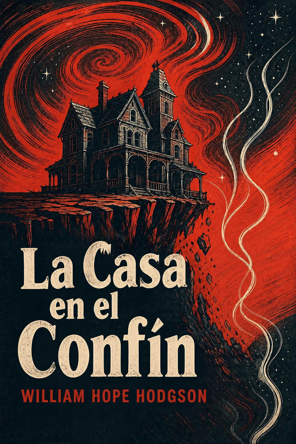 La Casa en el Confín by William Hope Hodgson, the cover