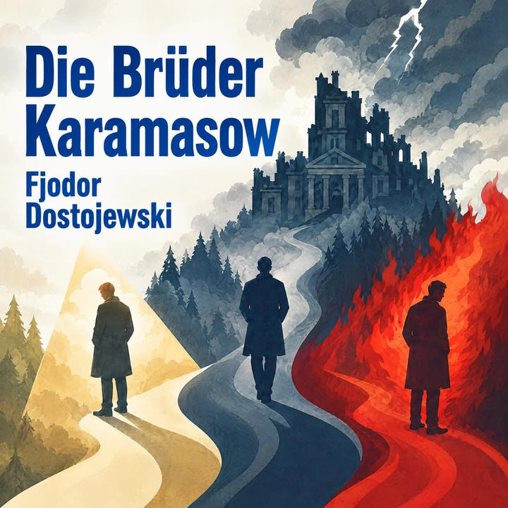 The Brothers Karamazov, the audiobook cover