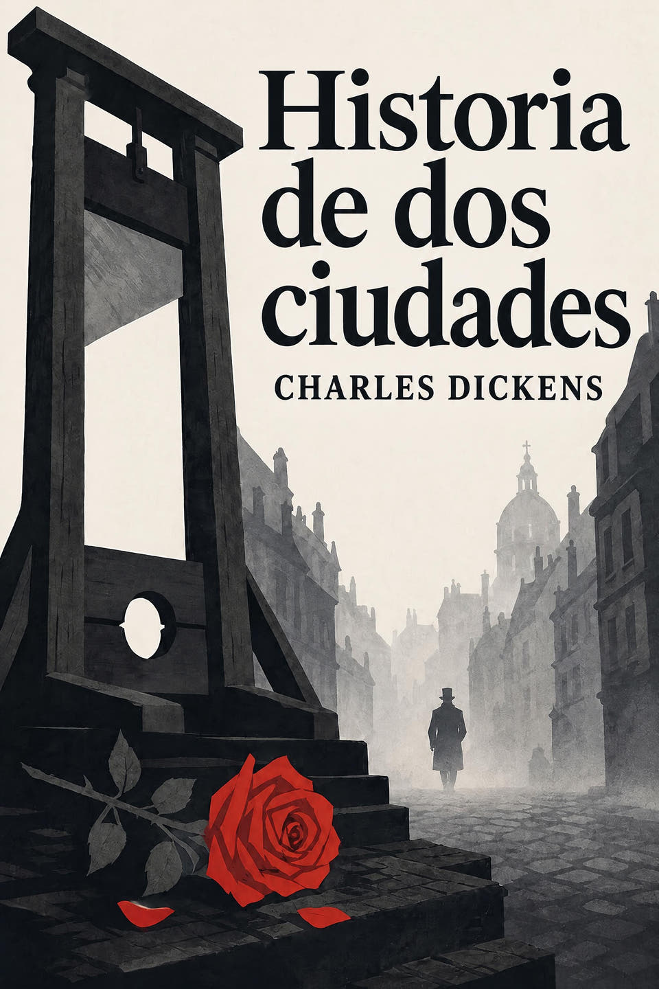 Historia de dos ciudades by Charles Dickens, the cover