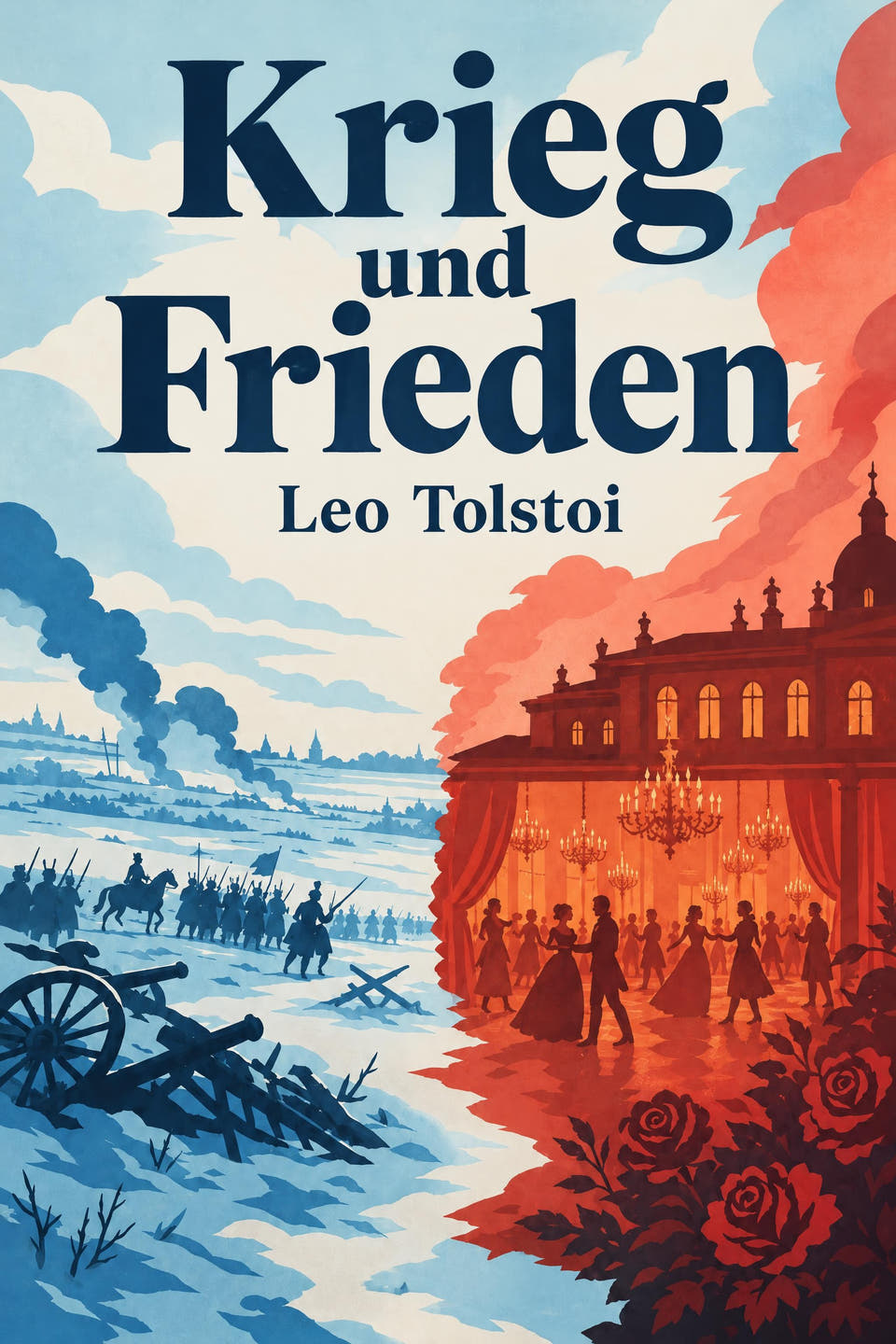 Krieg und Frieden by Leo Tolstoi, the cover