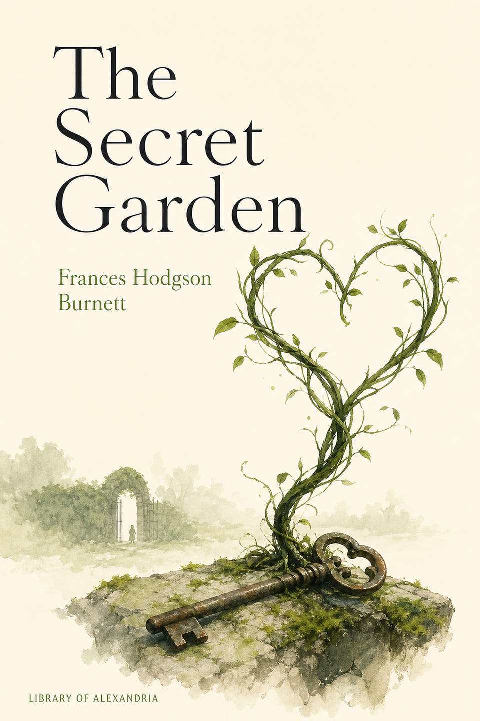 The Secret Garden by Frances Hodgson Burnett, the cover