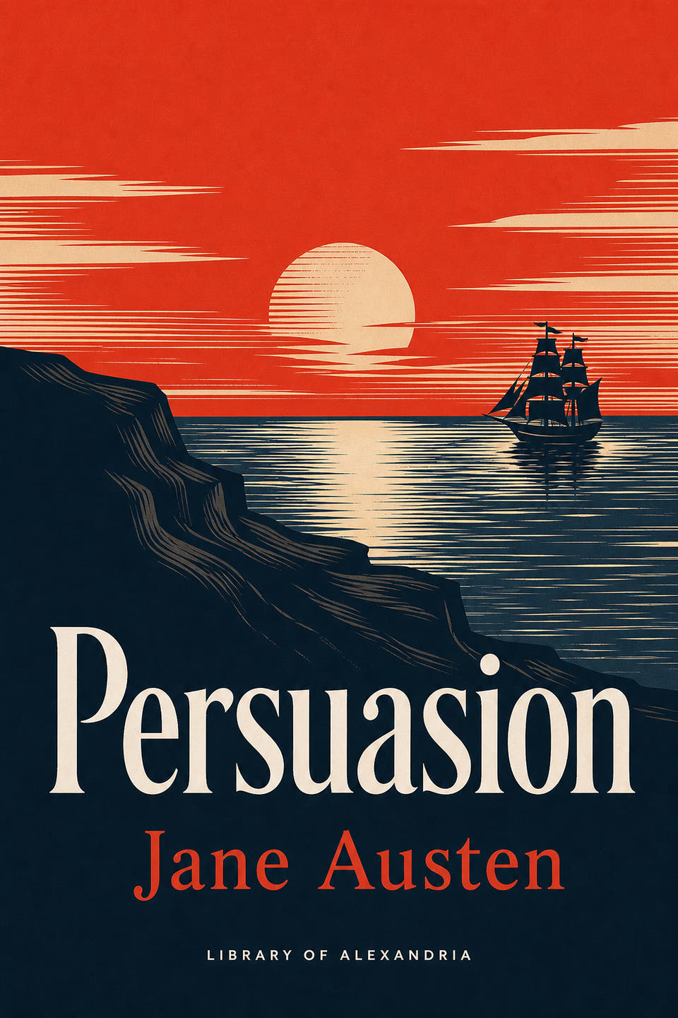 Persuasion by Jane Austen, the cover