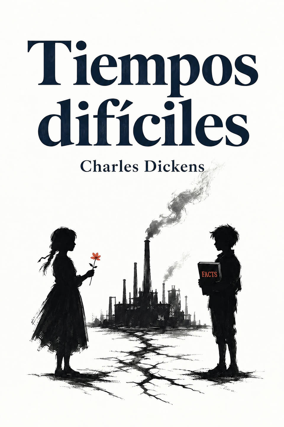 Tiempos difíciles by Charles Dickens, the cover