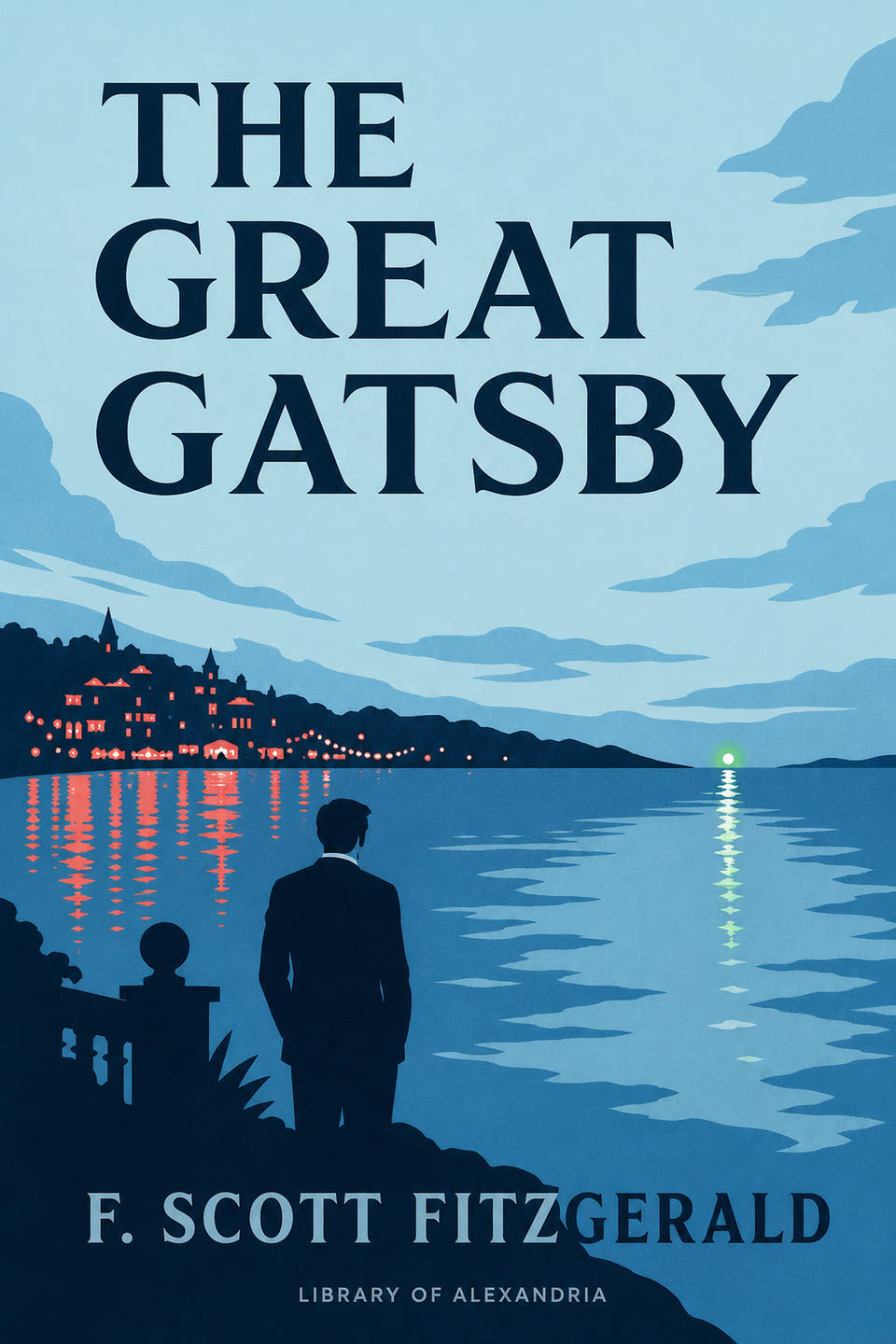 The Great Gatsby by F. Scott Fitzgerald, the cover