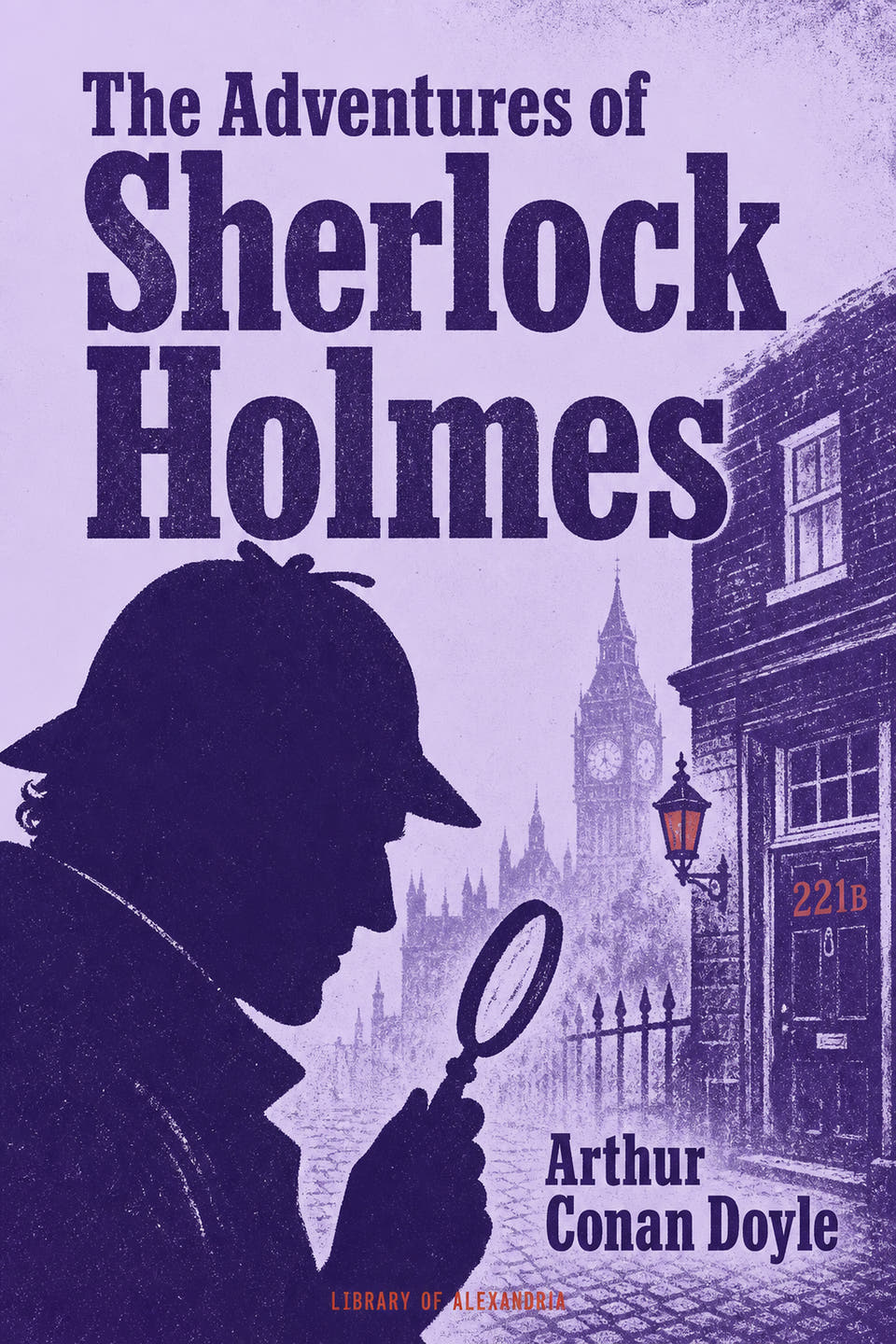 The Adventures of Sherlock Holmes by Arthur Conan Doyle, the cover